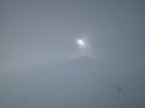 Mountain, fog and sun