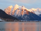 Sihlsee mit Bergen