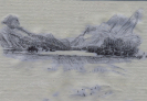 Silsee, lithopen on paper, 