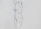 Female nude standing